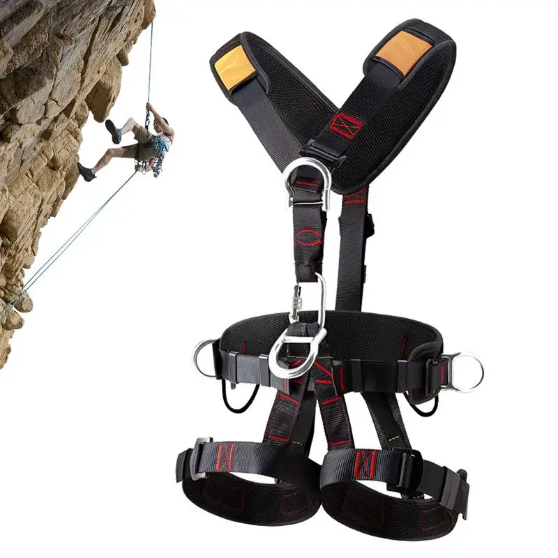 Adjustable Detachable Climbing Harness For Men Fall Protection Tree Climbing Hunting Gear safety harnesses