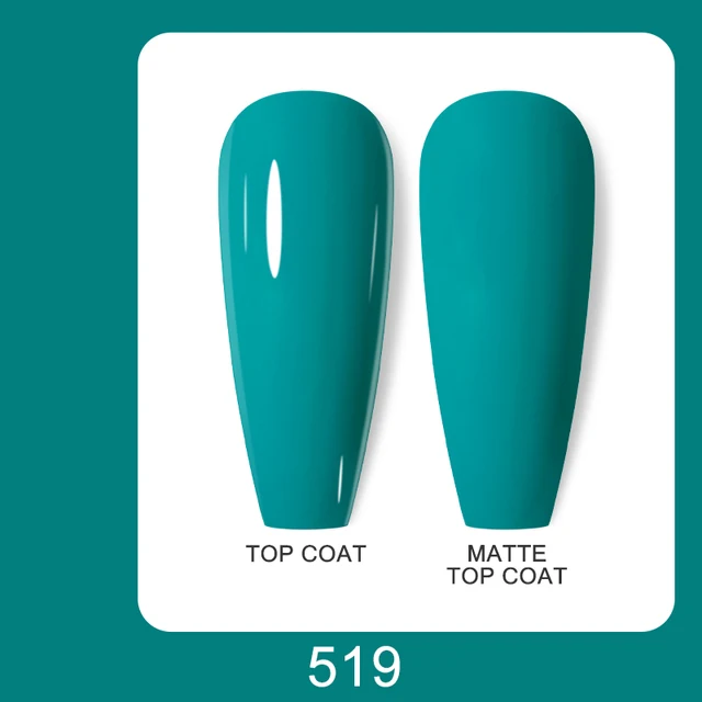 Arte Clavo 15ml Brown Coffee Color UV Gel For Nail Gel Nail Polish Varnish Hybrid Glitter Decoration Base Top Coat Set 519