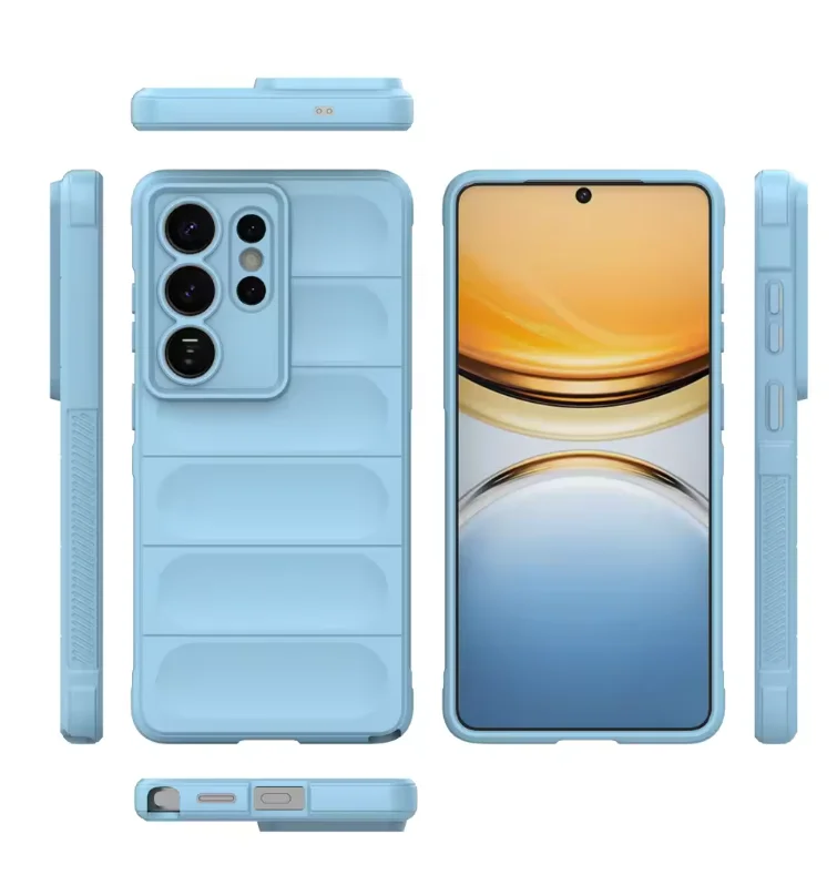Silicone Soft-Touch Airbag Case with Full Lens Protection and Anti-Drop Cover