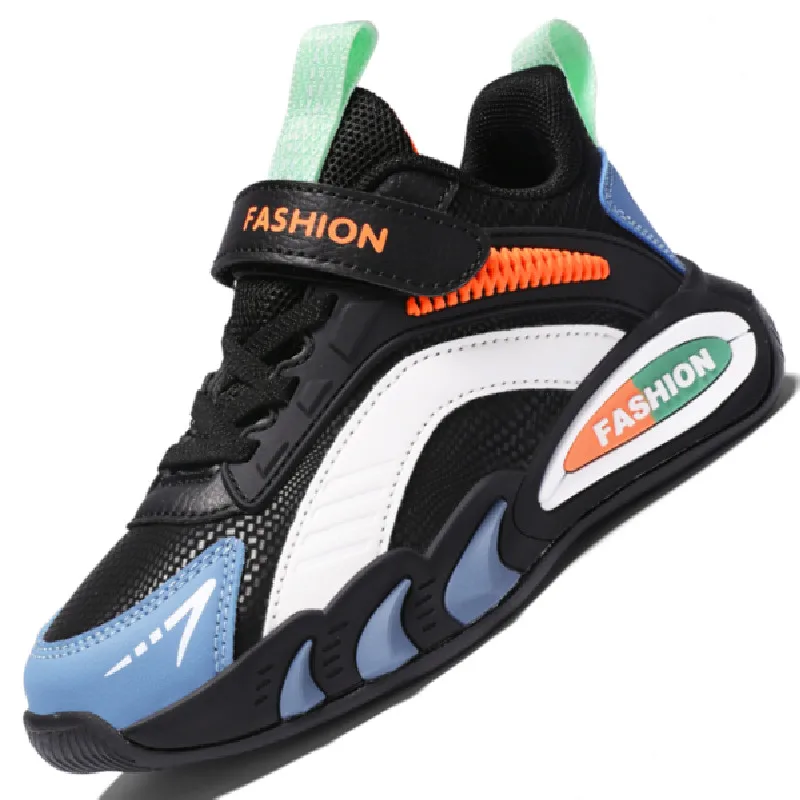 2026 Autumn New Kids Running Shoes Boys Fashion Leather Casual Walking Sneakers Children Breathable Comfort Sport Shoes Outdoor
