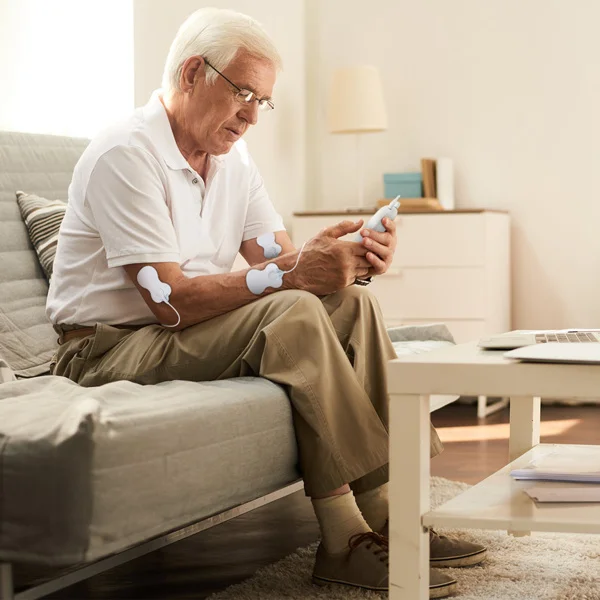 电动肌肉刺激器 双通道脉冲按摩器 止痛治疗设备（带电极片和导线）-17