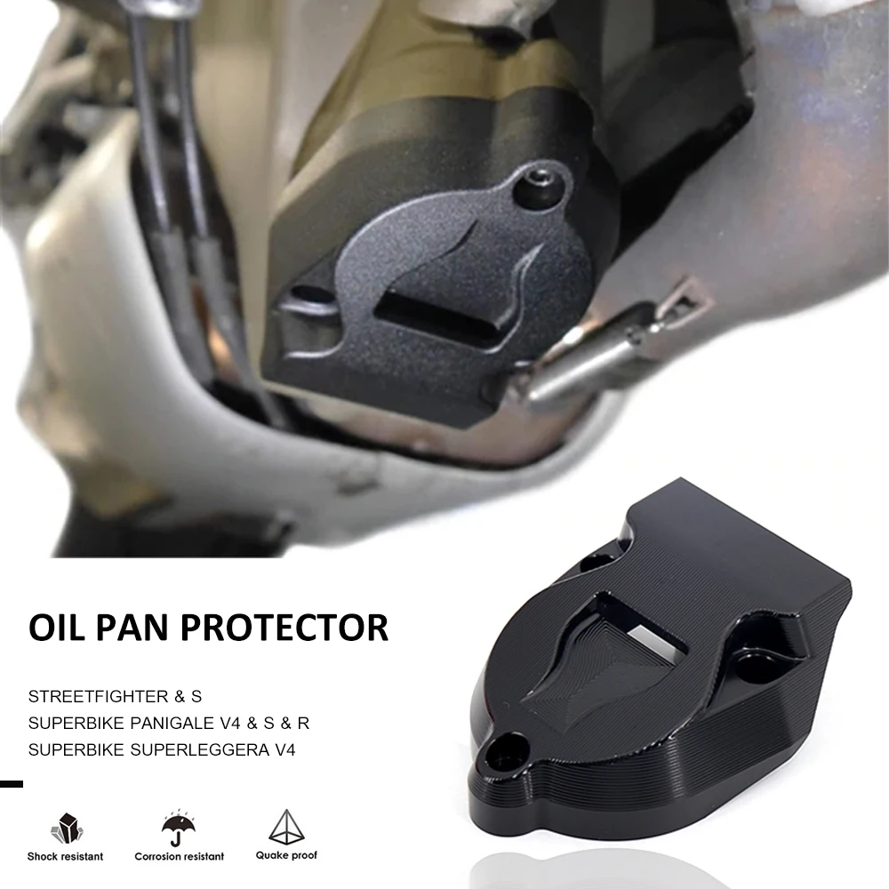 

New STREETFIGHTER V4 S Engine Oil Pan Protective Cover Motorcycle Accessories 4 Colors For Ducati Superbike Panigale V4 V4S V4R