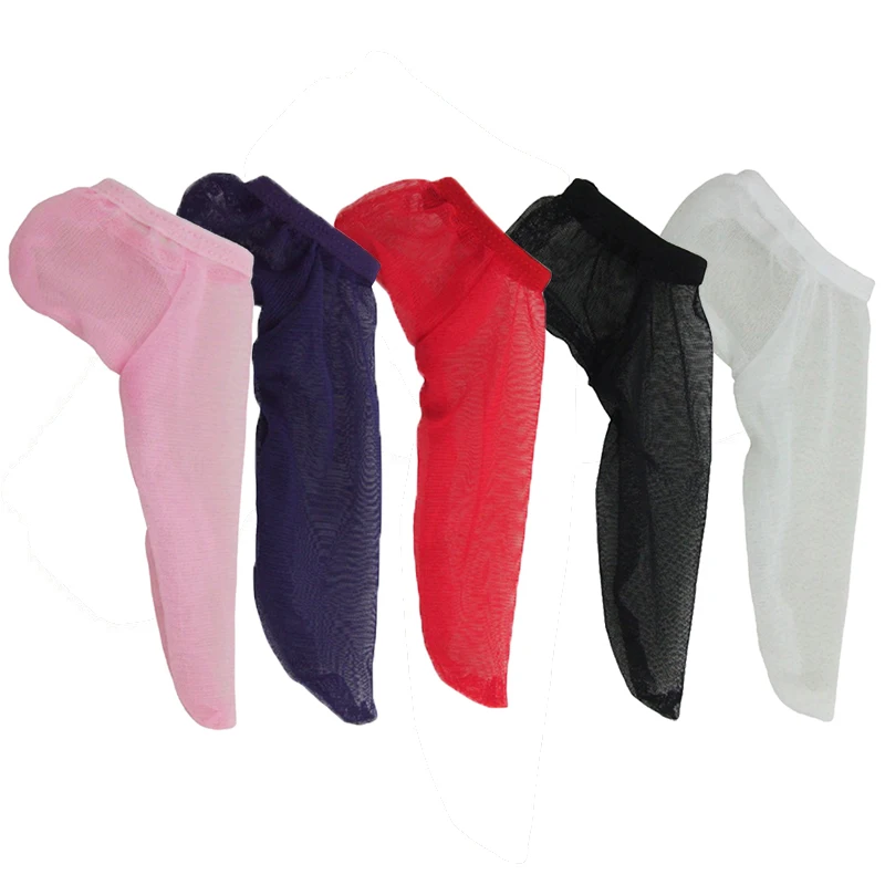 5x Stockings Penis Sleeve Pouch Thong Underwear Men Mesh Penis Sheath Socks