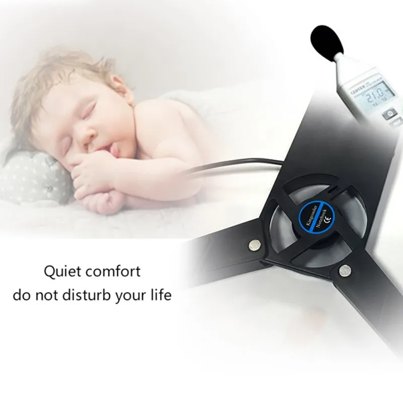2 Fan Air-cooling Cooler Bracket Laptop Pad USB Powered Cooling For Universal 7 15" Notebook Stand_voghion.com