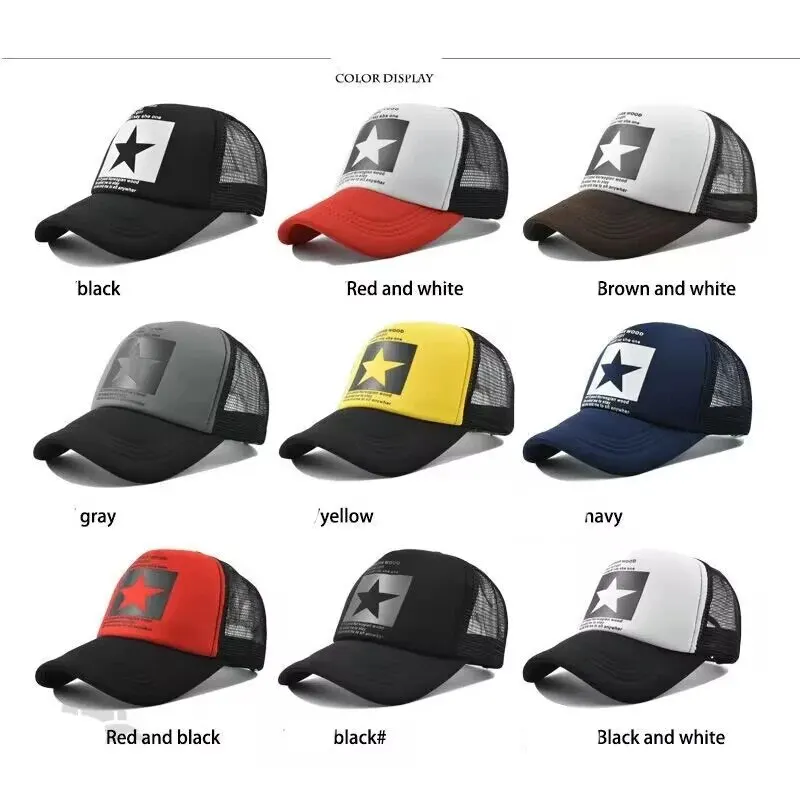 Baseball Cap Snapback Mesh Hats Hip