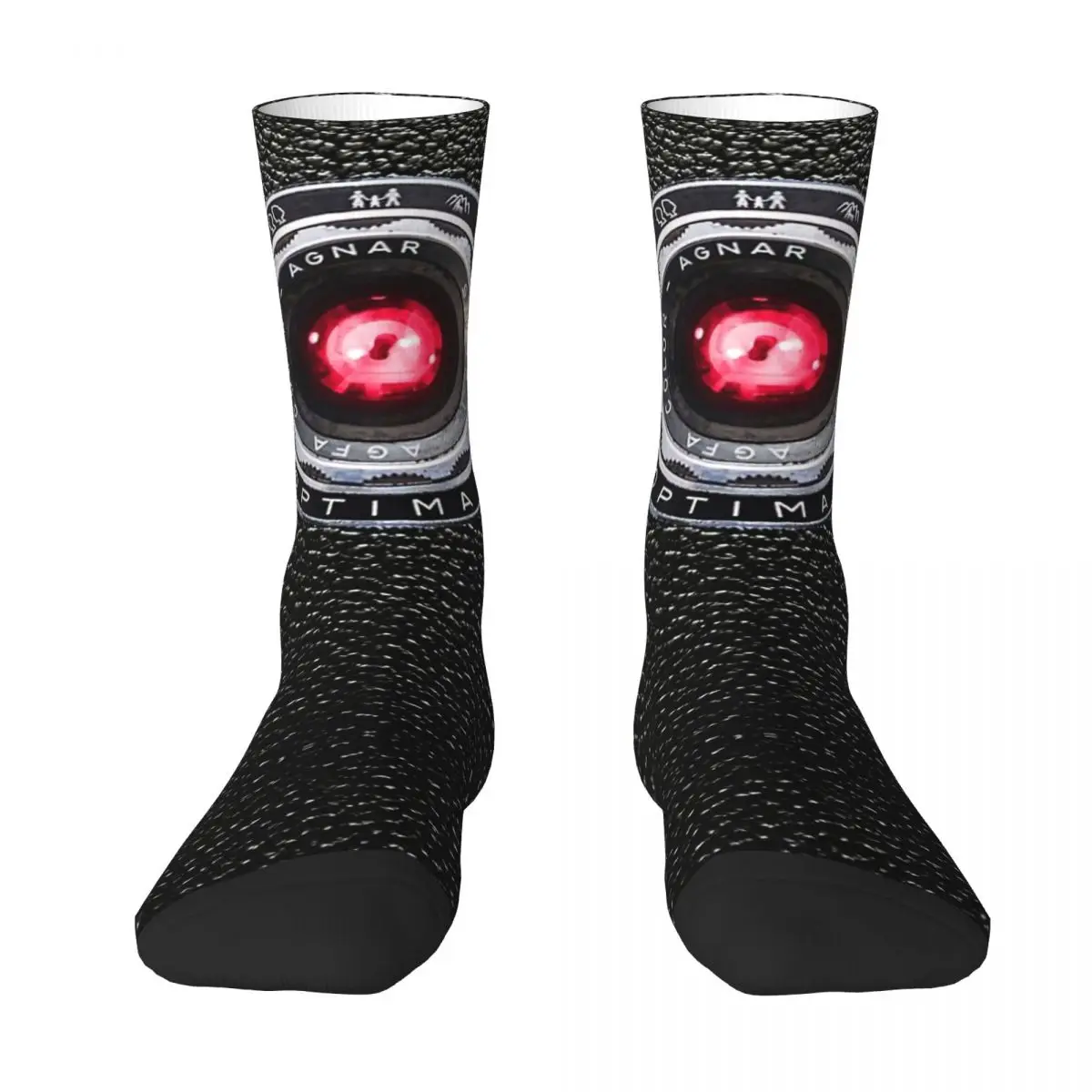 Camera With Evil Red Lens Adult Socks,Unisex socks,men Socks women Socks