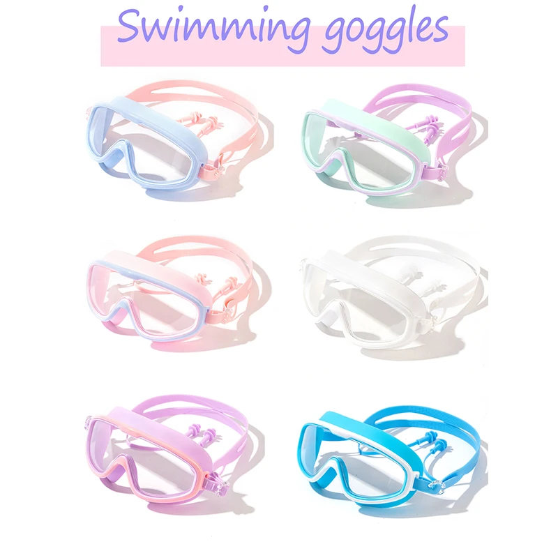 Lunettes piscine enfant grand angle - anti-buée et anti-UV étanches pour jeunes baigneurs
