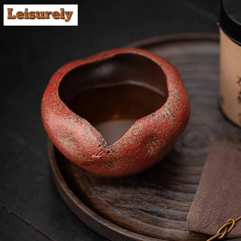 400ml Kiln Fambe Jianshui Tea Wash Bowl Writing-brush Washer Water Washing Slag Tank Household Chaxi Cha Supplies Decoration