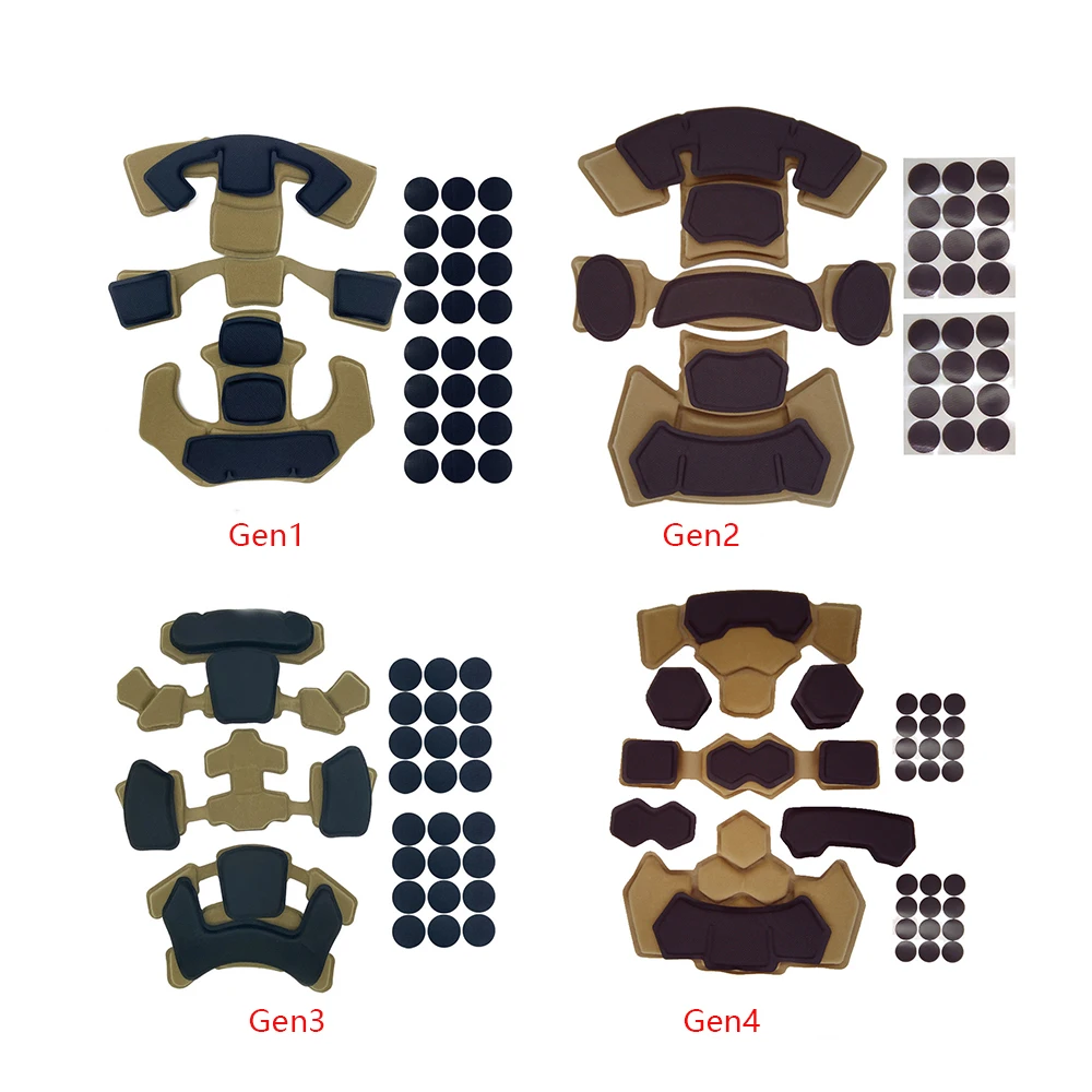 FitsTeamWendyMemoryFoamPadReplacementHelmetPadsCushionProtectiveMatforACHMICH