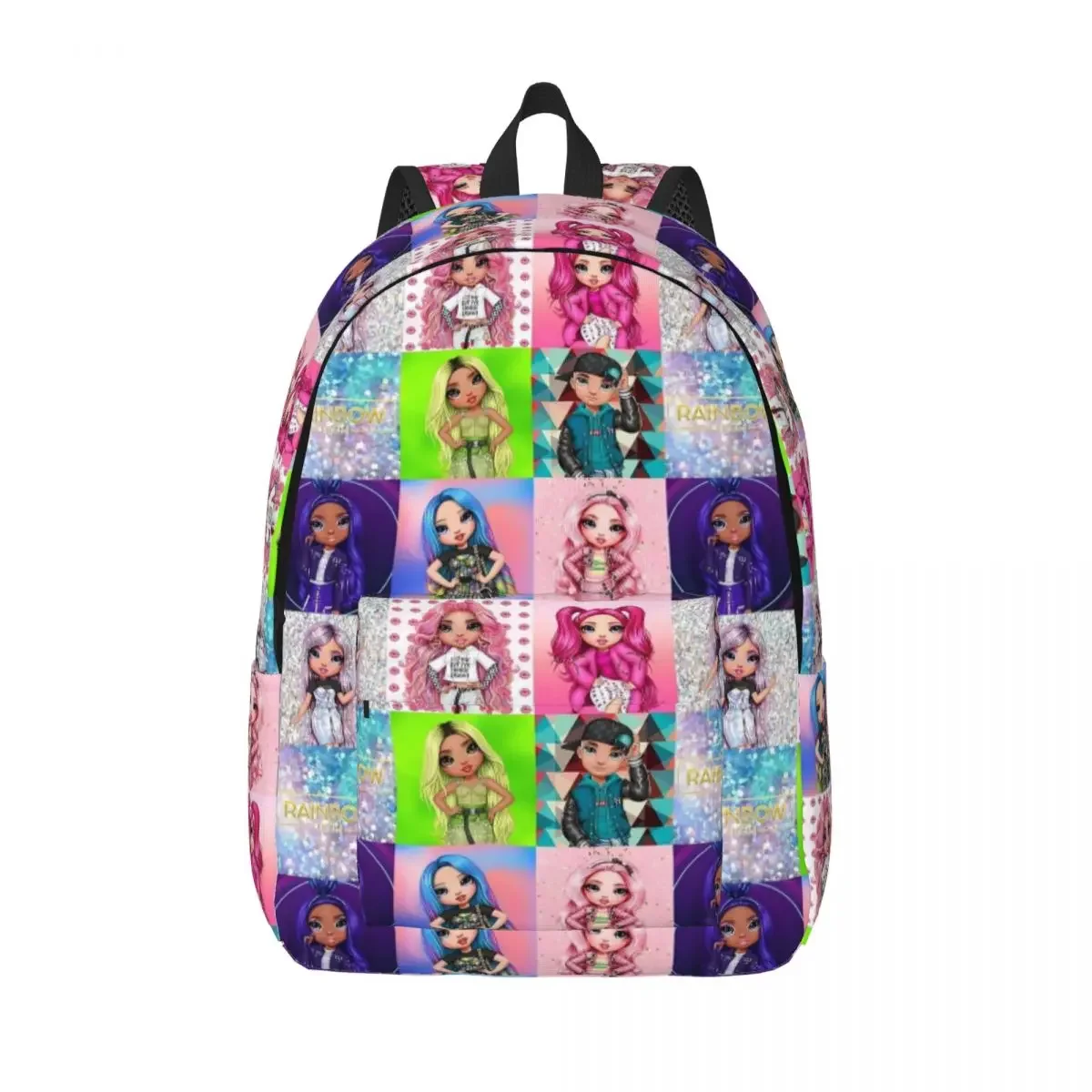 

Радужный рюкзак с высокой волной для мужчин и женщин, радужная школьная сумка для начальной и старшей школы, рюкзак для книг для Путешествий, Походов