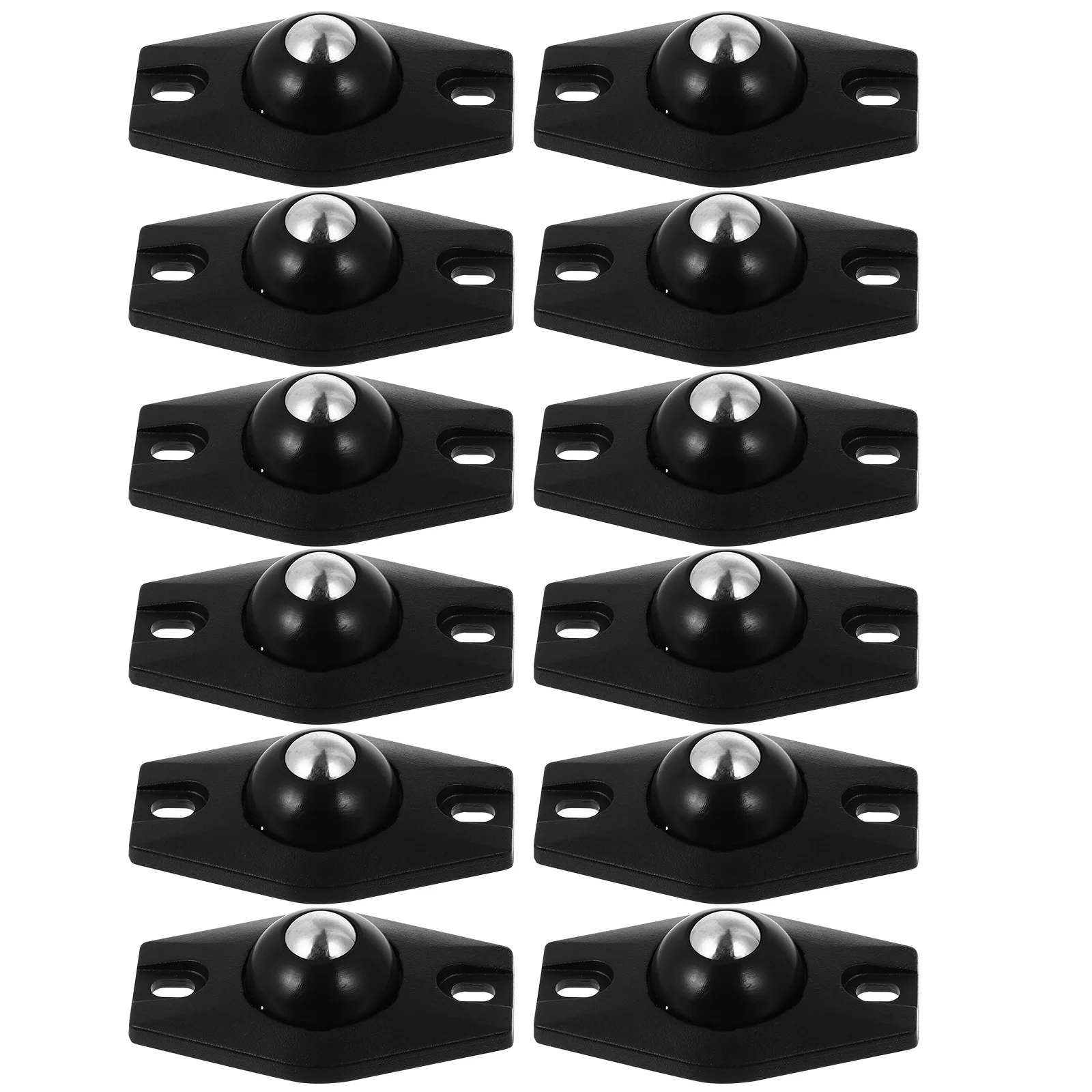 12 Pcs Base Universal Pulley Bins Bottom Wheel Sticky Adhesive Caster Wheels 360 Degree Rotation Self Paste Swivel 8pcs appliance wheels slider self adhesive caster wheels 360 degree rotation wheels