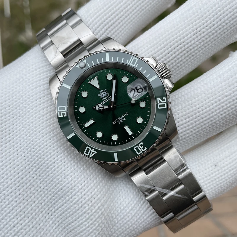 

Часы STEELDIVE Мужские механические, 41 мм, водостойкие, 300 м