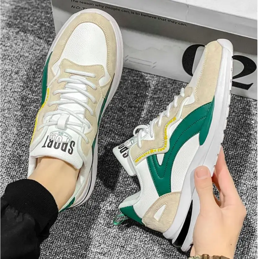 Leichte Herren Laufschuhe Mesh Freizeitschuhe Mit Schnürung_voghion.com
