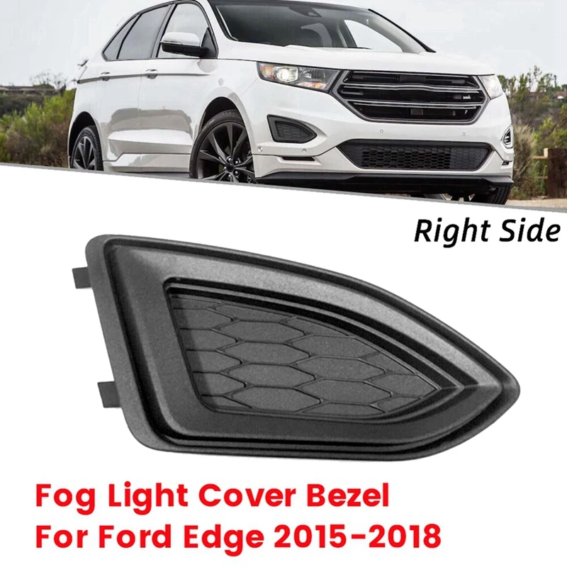 

1Pair Car Front Bumper Fog Light Cover Bezel FT4Z-17B814-AA FT4Z-17B814-AB For Ford Edge 2015-2018 FO1039177FO1038177