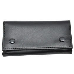 Portable PU Leather Tobacco and Smoking Accessories Organizer (Black)