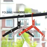 3-fold Clothes Hanger for Camping and Self-driving Travel Outdoor Ultra-light Aluminum Alloy Folding Multi-functional Portable 2