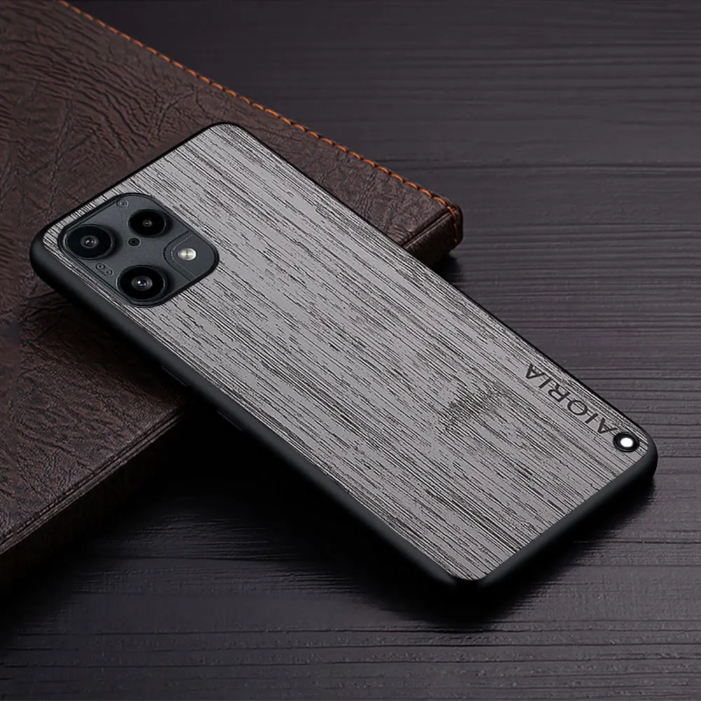 Luxury Bamboo Wood Pattern Leather Case - Premium Cover
