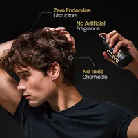 Carrosserie à base d'argile pour cheveux au sel de mer, haute tenue et faible brillance, finition mate, cire coiffante, Simple, longue durée, naturel, pour hommes et femmes 2