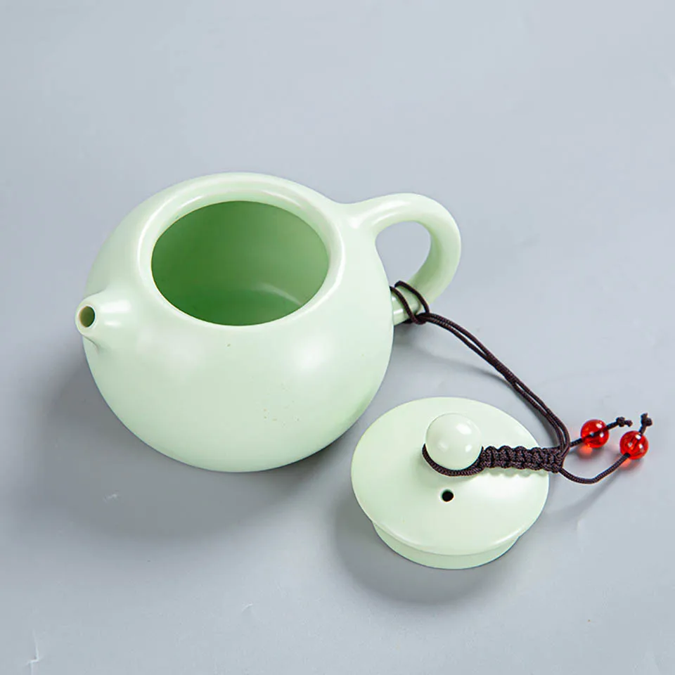 Chinese Tea Travel Set Kung Fu Ceramic Portable Teacups Teapot Porcelain Gaiwan Cups Ceremony Tools