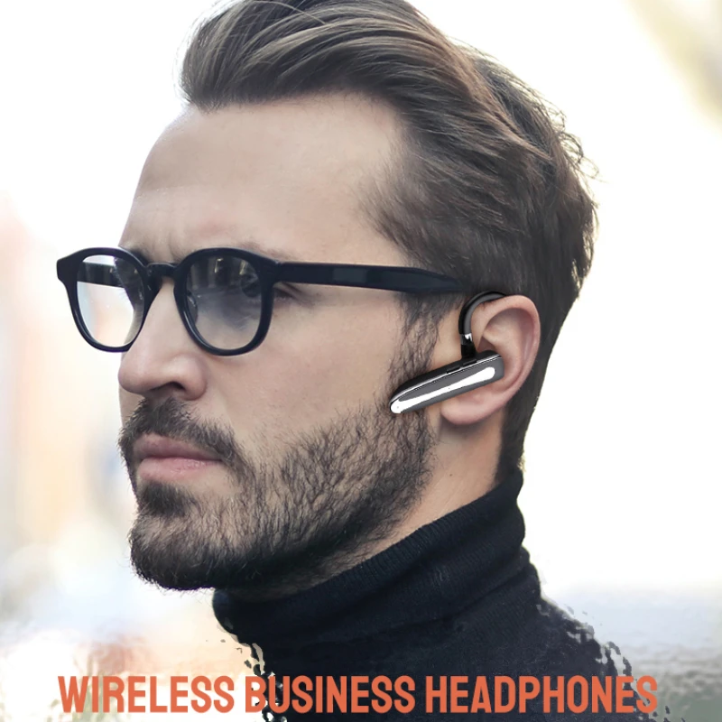 Wireless Earphones Microphone Bluetooth Headphones Business Headset Fone Ouvido Audifonos Con Microfono Auriculares Inalambicos