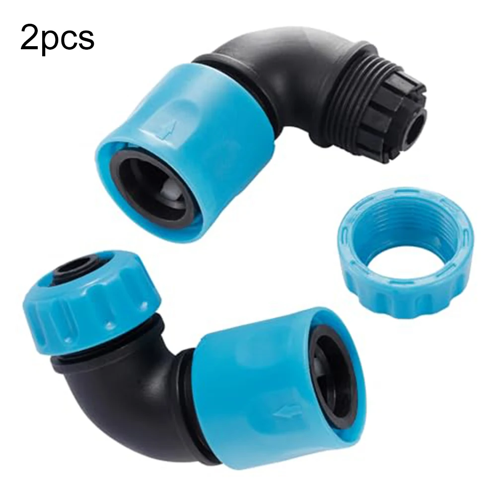 2Pcs Garten Schlauch Joint Ellenbogen Schnell Anschlüsse Sprinkler Für Garten Bewässerung Auto Waschen 1/2 Schlauch Haushalt Garten Bewässerung – Detail 2