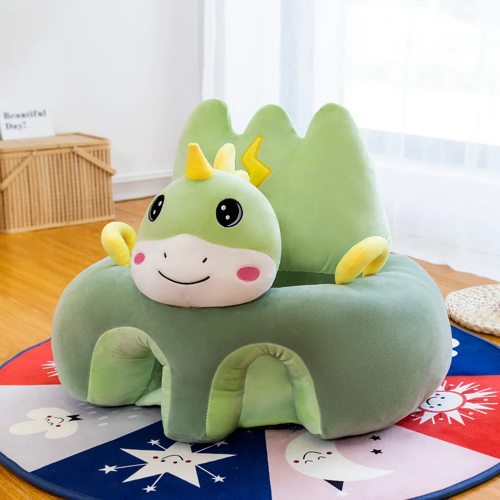 Sedia di Supporto per Bambini A36T, Morbida Sedia in Peluche a Forma di Animale Cartoon, Seduta per Imparare a Stare Seduti - immagine 5