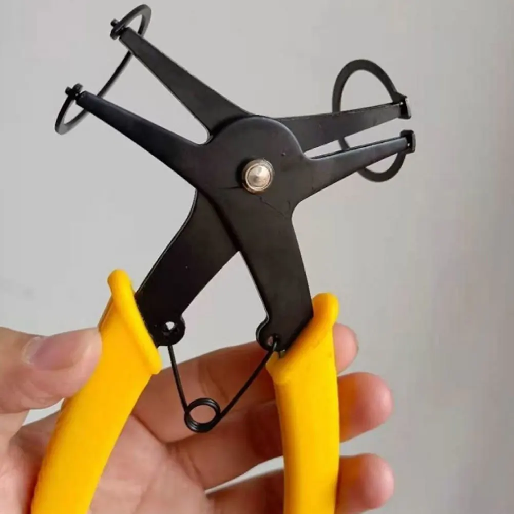 Internal External Card Dual Purpose Circlip Pliers 2-in-1 Multi-functional Retaining Ring Pincers Repair Hand Tools