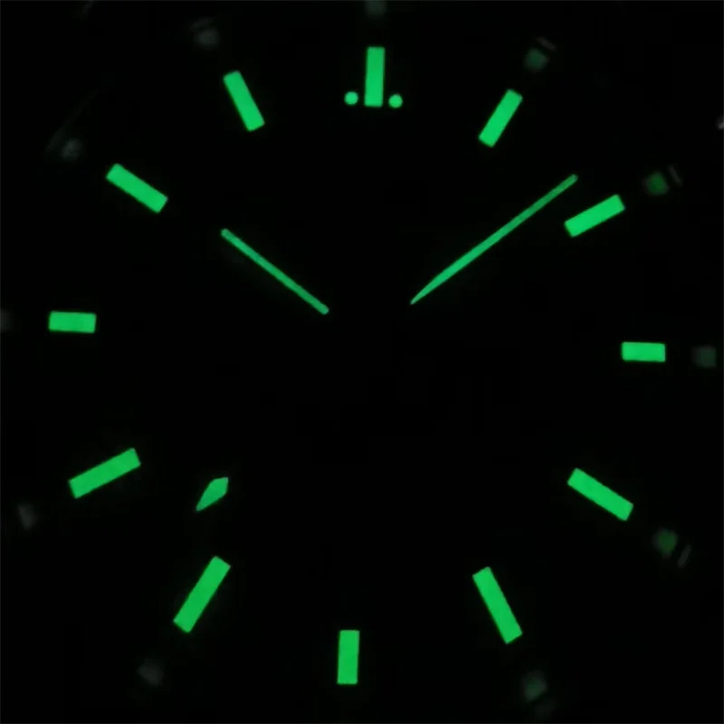 BLIGER40mm quartz multifunctional time meter commercial sapphire glass men's watch white dial steel strap VK63 movement