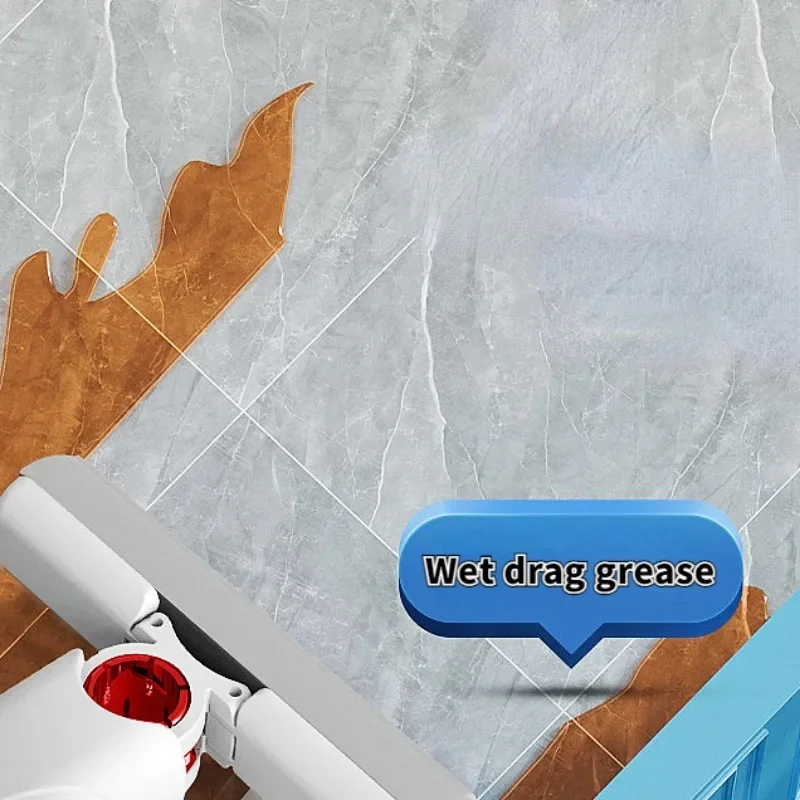 HORIALENCE Mini Mop Tragbar - Selbstdrückender Handmopp Für Küche Und Bad