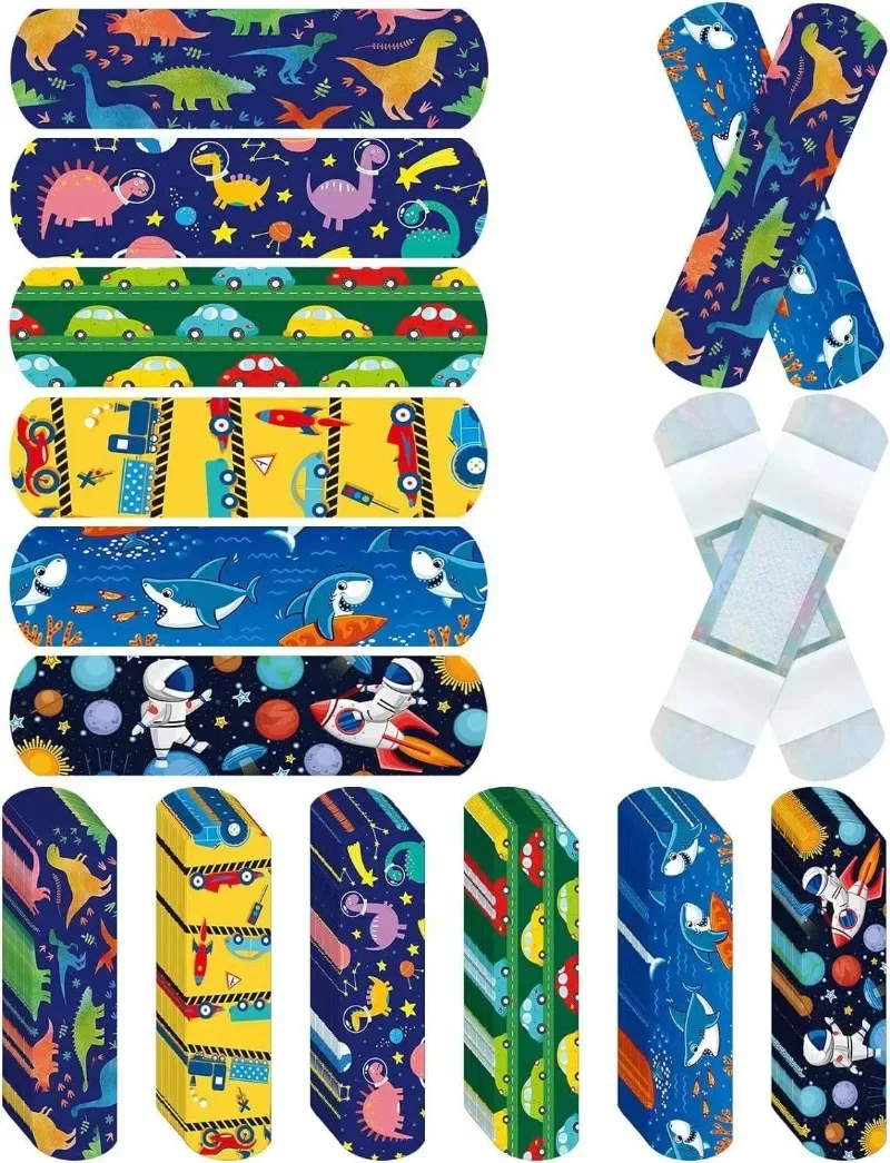40pcs 50pcs 60pcs Per Set Cartoon Band Aid Sticking Plaster for Wound Dressing Patch Children Kids Woundplast Adhesive Bandages 2