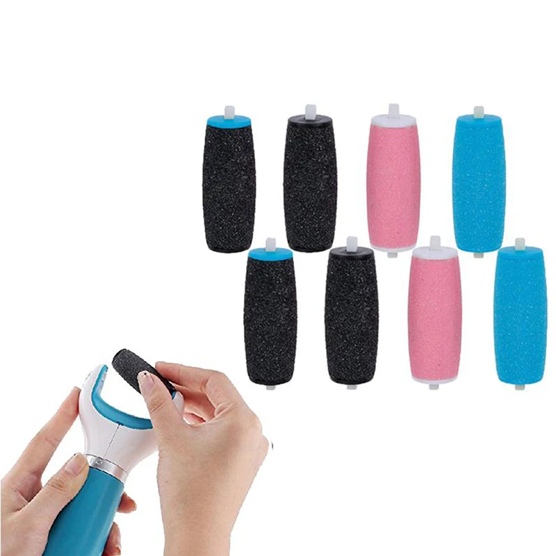 Foot Care Tool 2/8pcs Dull Polish Foot Care Tool Heads Hard Skin Remover Refills Replacement Rollers For Heel File Feet Care Tool