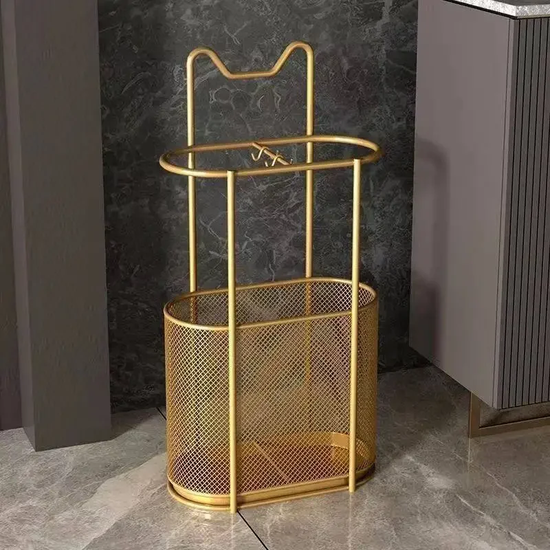 Storage Box Umbrella Stand Holder Gold Parasol Wall Metal Umbrella Stands Sheath Suporte Sombrinha Home Decorate Accessories