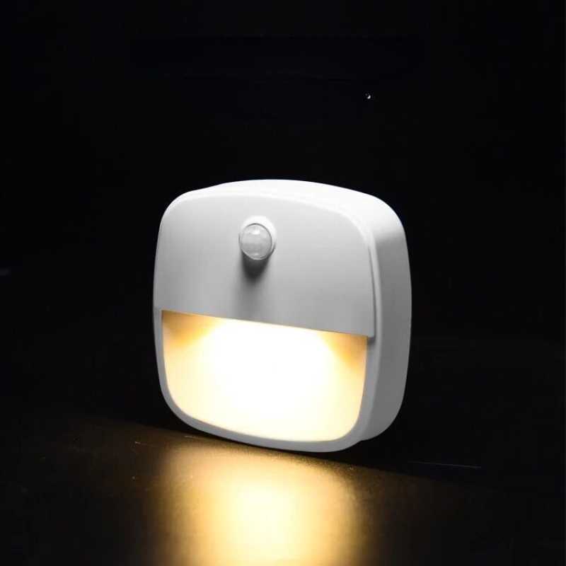 

Wireless Motion Sensor Night Light USB Rechargeable Body Induction Lamp for Cabinet Wardrobe Staircase Closet Room Aisle Decor