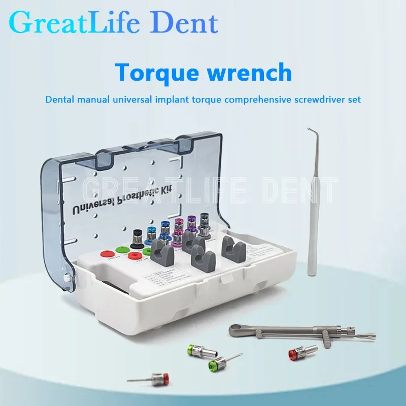 GreatLifeDentDentalProstheticKitMultiunit14Screwdrivers1560N