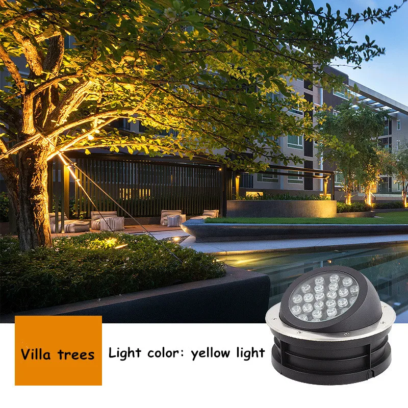 6w 12w Adjustable Angle Underground Light Waterproof Outdoor