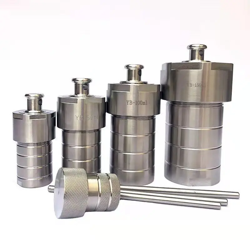 Hydrothermal synthesis reactor stainless steel high temperature and high pressure digestion stew tank PTFE lined bile 25ml50100M
