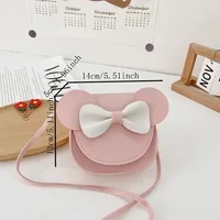 Princess Cartoon Kids Crossbody Bag Fashionable Mini Shoulder Bag for Girls Cute Small Bag - Image 4