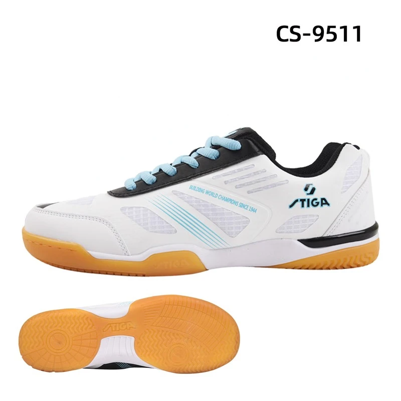 Stiga table tennis Shoes Men women Breathable High Elastic Sports sneakers ping pong boots CS-9511 tenis para hombre