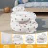 Baby Inflatable Sofa Children Infant Seat PVC Shining Foldable Portable Bath Chairs Table Stool Practice Sitting Sofa Seat 5