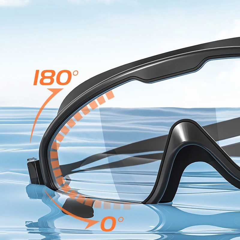 1ks vysoký výraz úroveň oblíbený online vodotěsný a anti mlha velký formulovat profesionál potápěčská ochranné brýle, dospělý plavání ochranné brýle