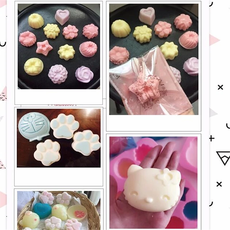 250g/Bag DIY Hand Making Soap Making Bases Melts Soap Material Soap Base Makeing Handmade Soap for Washing Body Hand or Clothes 2
