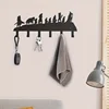 1pc Metal Wall Hooks, Household Multi-Purpose Clothes Bag Key Hooks, Easy To Install Practical And Beautiful, Halloween Christma 2