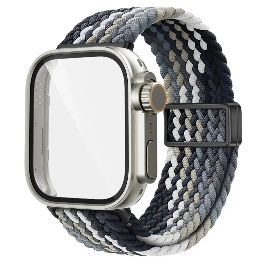 Nylon Braided Strap with Protective Screen Frame and Adjustable Band
