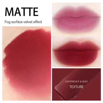 8Pcs/Set Velvet Matte Lipstick Set Long Lasting Waterproof Creative Piano Box Design Nude Red Batom Makeup Cosmetic Gifts 4