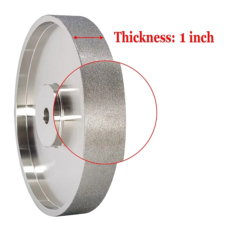 CBN Grinding Wheel 6Inch Dia X 1Inch Wide With 1/2Inch Arbor Diamond Grinding Wheel For Sharpening HSS grinding disc,abrasive wheel,grinding wheel