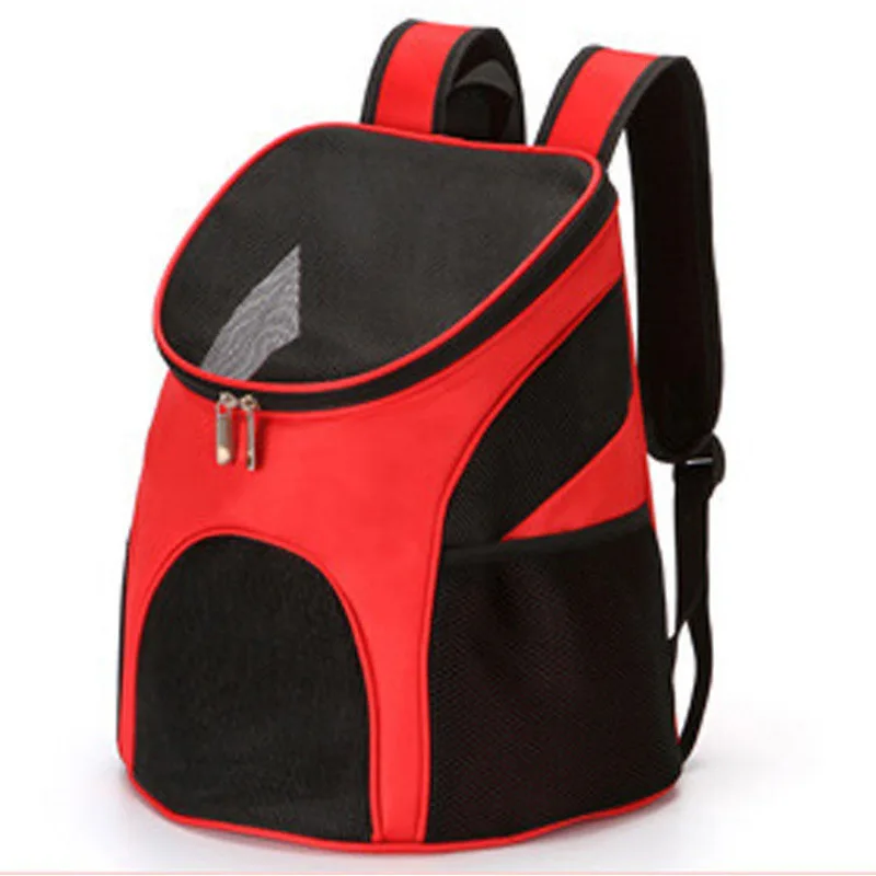 Pet Bag Outdoor Portable Bag Cat and Dog Backpack Foldable Pet Chest Backpack Supplies