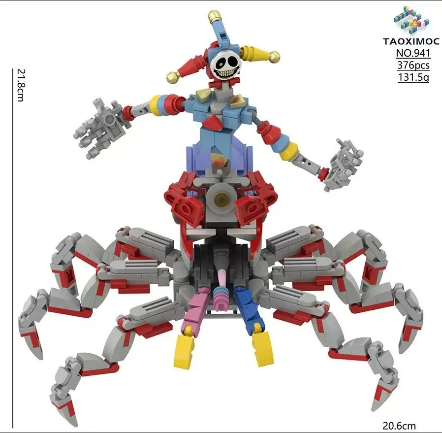 모크 보블 게임 타임 5 조커 스파이더 빌딩 블록 조립 소형 입자 피규어 모델 장식품 수제 장난감