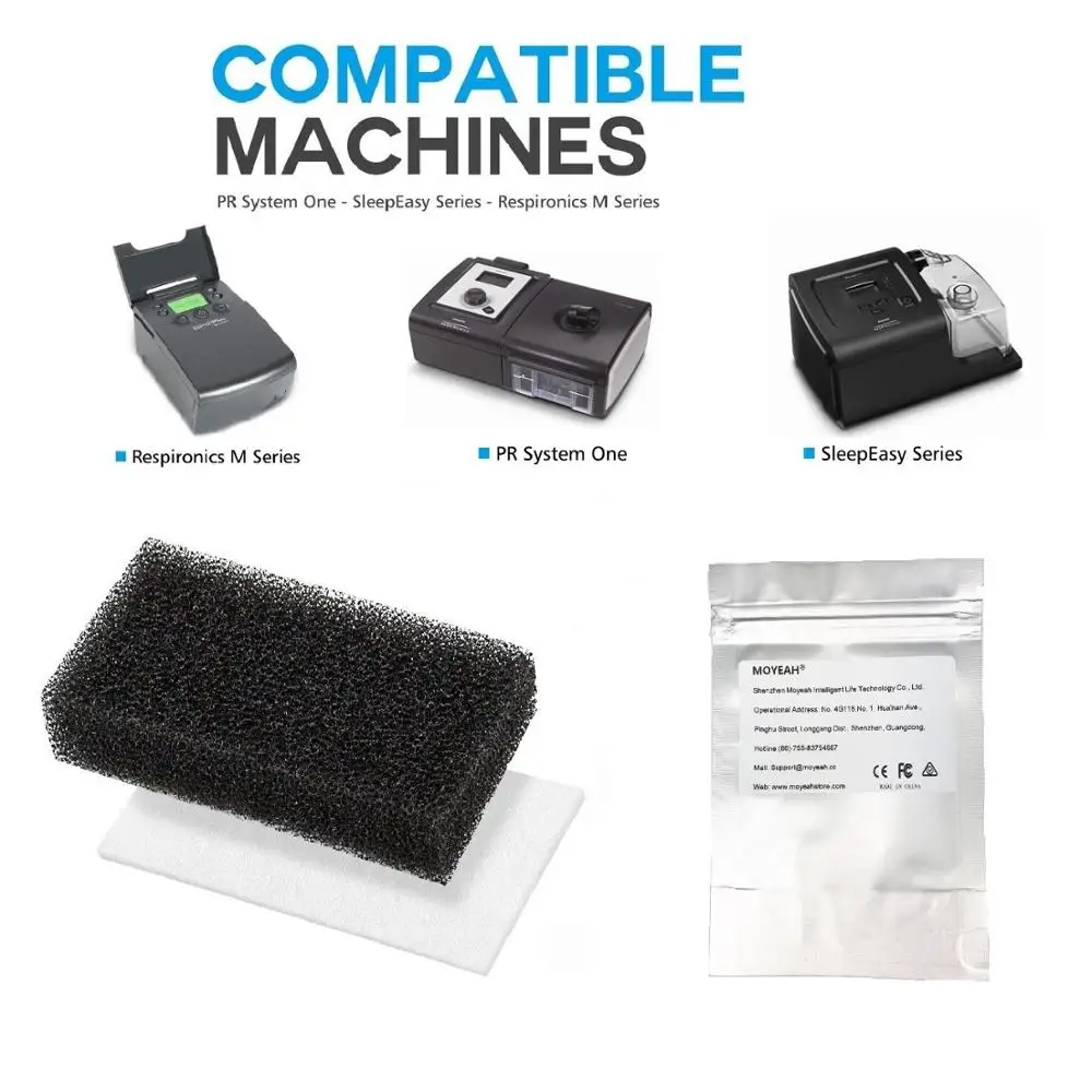 Ultra Fine CPAP Filter For Respironics M/PR System One Series Cpap Foam Filters for SleepEasy Series Replacement Filter 4