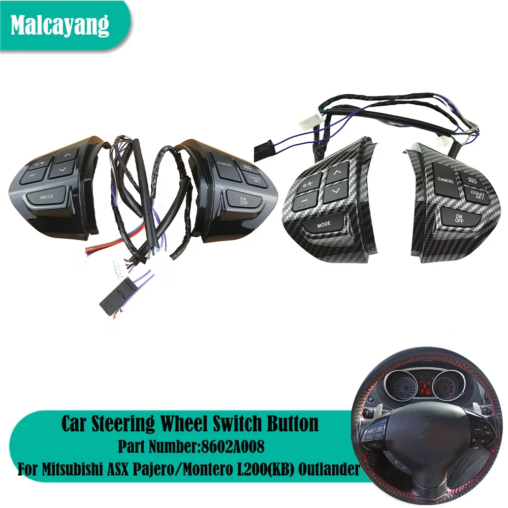 

Автомобильные аксессуары для Mitsubishi ASX Pajero/Montero L200(KB) Outlander XL кнопки переключения рулевого колеса круиз-контроля 8602A008