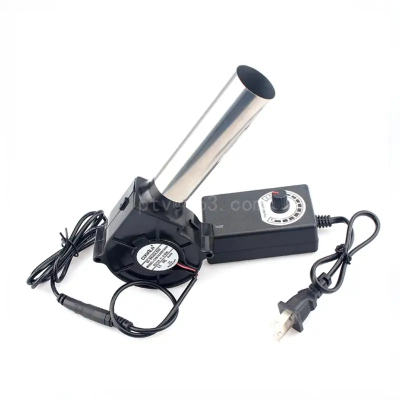 바베큐 공기 송풍기 휴대용 바베큐 팬 공기 송풍기 휴대용 바베큐 팬 12V 미국..